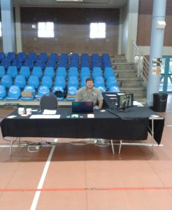 Final WRHA stand at the Spring Expo.
